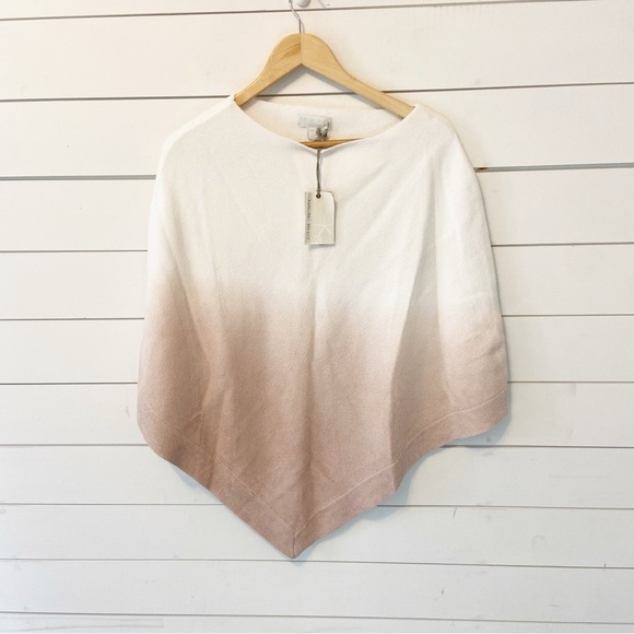 NWTs Barefoot Dreams | Ocean Breeze Poncho In Ombre Rose Mist Ultra Lite OS - Picture 3 of 8